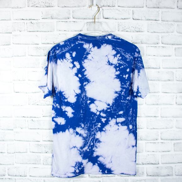 ACDC Money Talks Blue Tie Dye Band T Shirt Unisex Licensed Music Tee Merch Small - Picture 6 of 6